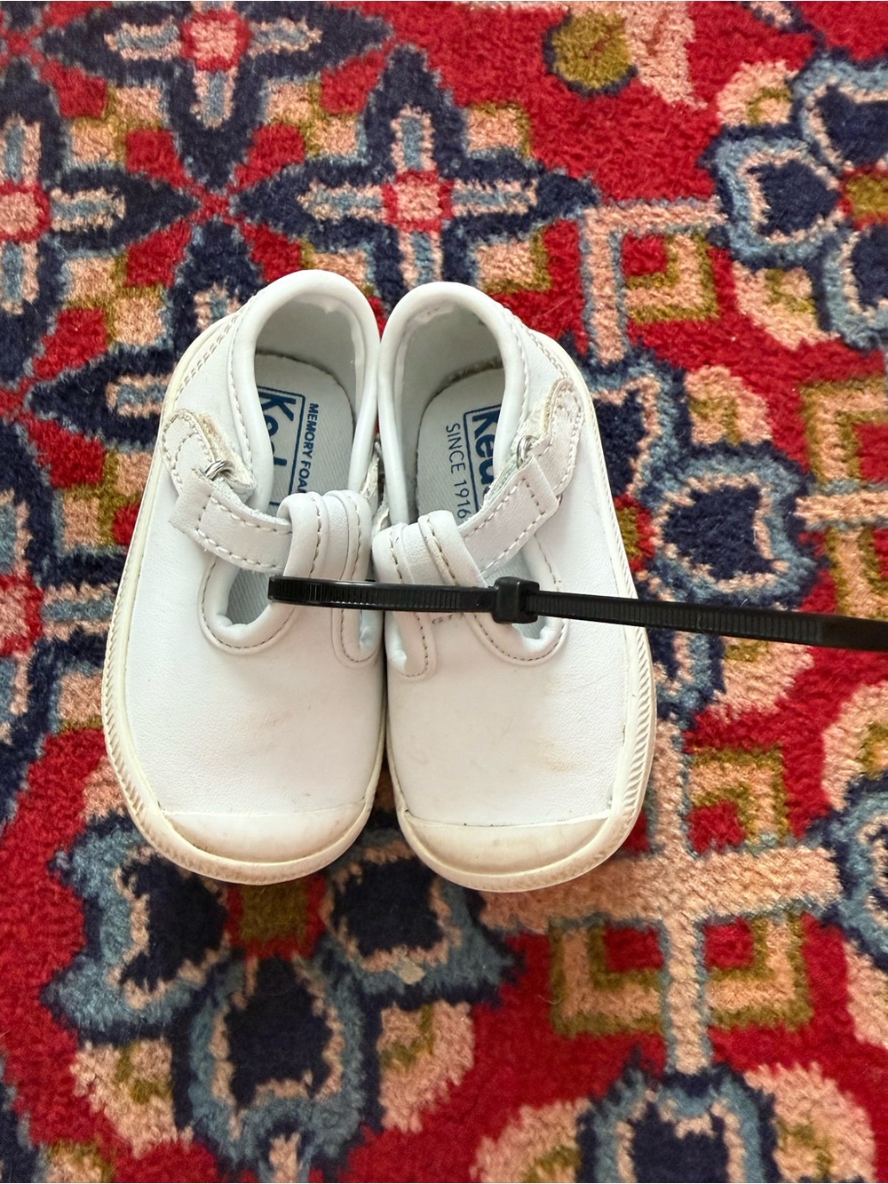 Keds White Toddler Velcro Sneakers